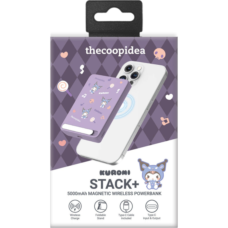 thecoopidea Kuromi STACK+ 5000mAh Magnetic Powerbank