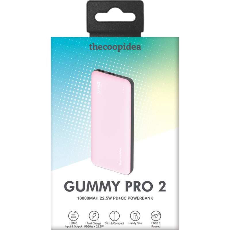thecoopidea GUMMY PRO2 PD 22.5W 10000mAh Powerbank