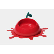 Vetreska Juicy Cherry Pet Bowl, Spoon & Mat Set