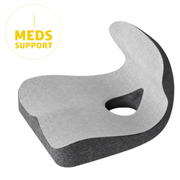 Meds Support Seat Cushion with lumbar support Light Grey + Grey