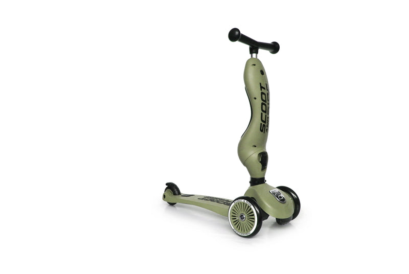 Scoot and Ride Highwaykick1 2合1平衡滑步車(1 yr+) 橄欖 (3輪)