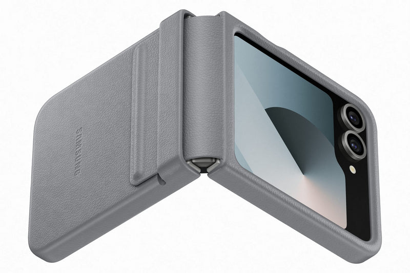 SAMSUNG 三星電子 Galaxy Z Flip6 純素皮革保護殼 手機外殼