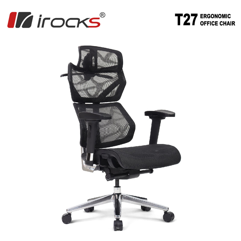 iRocks 艾芮克 T27 雲岩網人體工學網椅