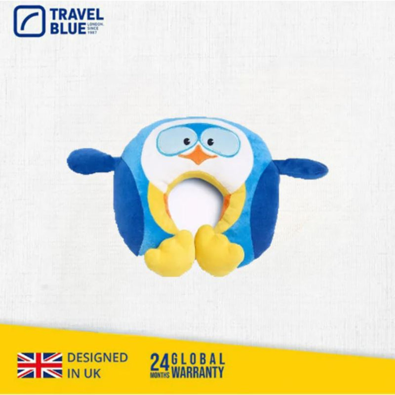 Travel Blue Puffy企鵝兒童U型頸枕TB281