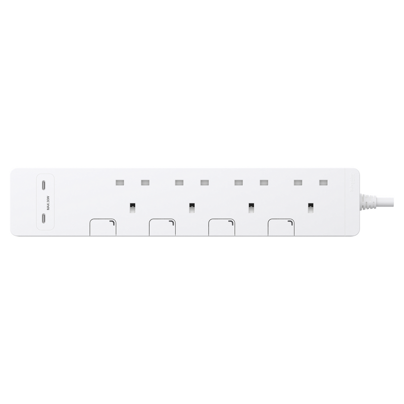 SCHNEIDER TSH34QCUSB_3_WE Power Strip