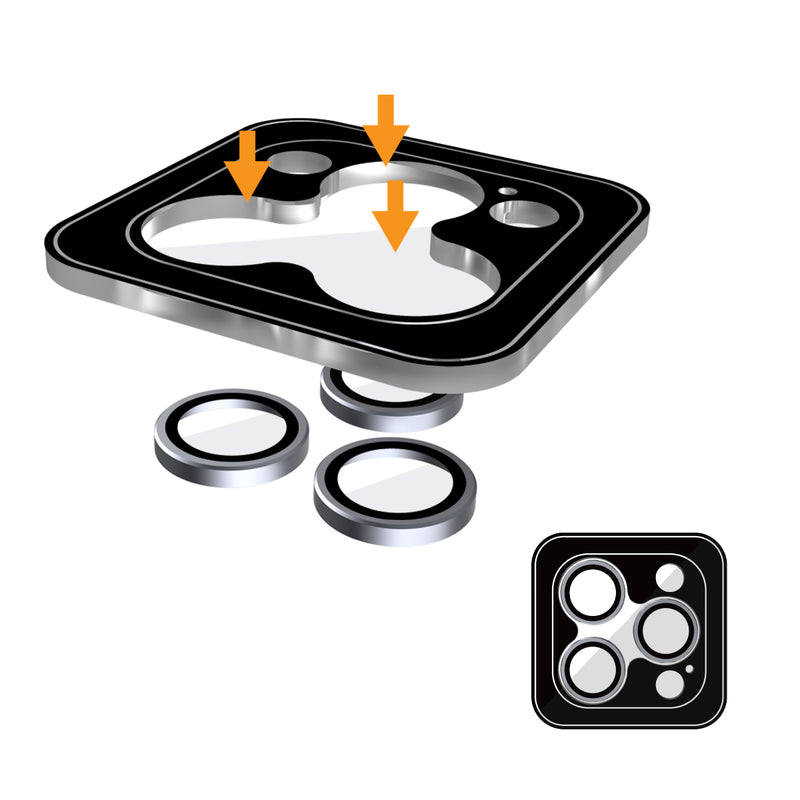inno3C Glass Screen Protector Set for iPhone 16 Pro