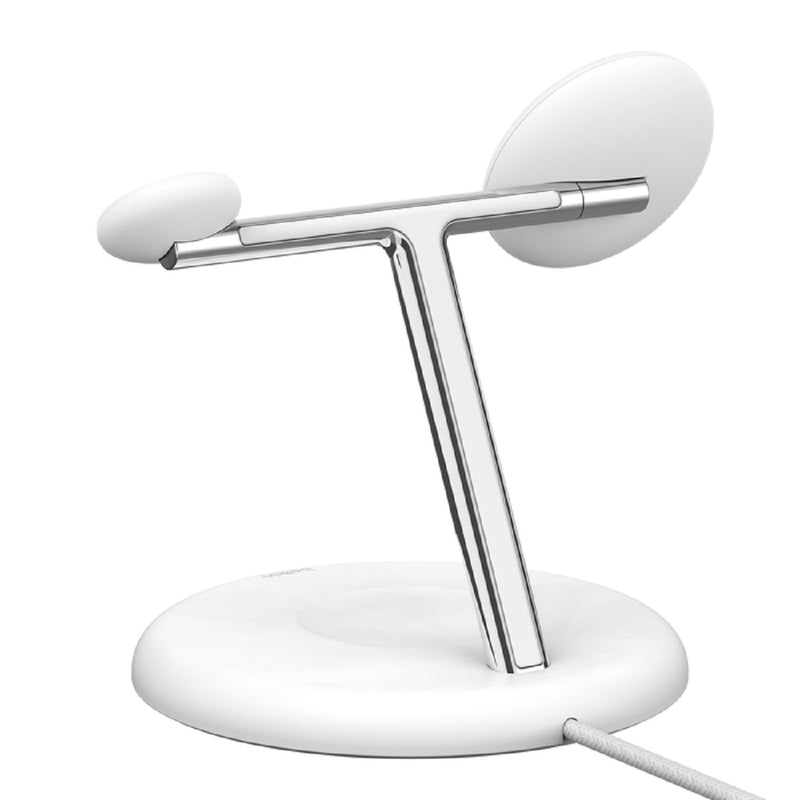 BELKIN BoostCharge Pro 3-in-1 Magnetic Wireless Charging Stand with Qi2 15W
