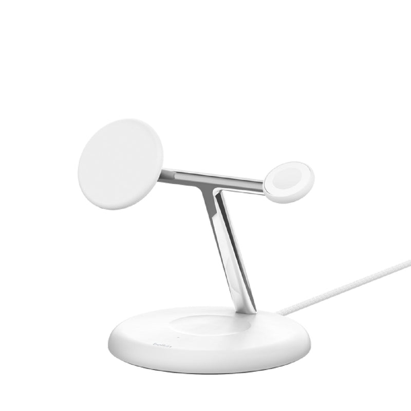 BELKIN BoostCharge Pro 3-in-1 Magnetic Wireless Charging Stand with Qi2 15W