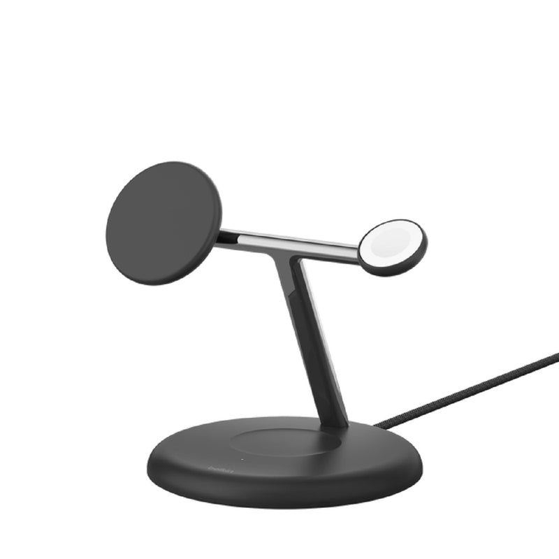 BELKIN BoostCharge Pro 3-in-1 Magnetic Wireless Charging Stand with Qi2 15W