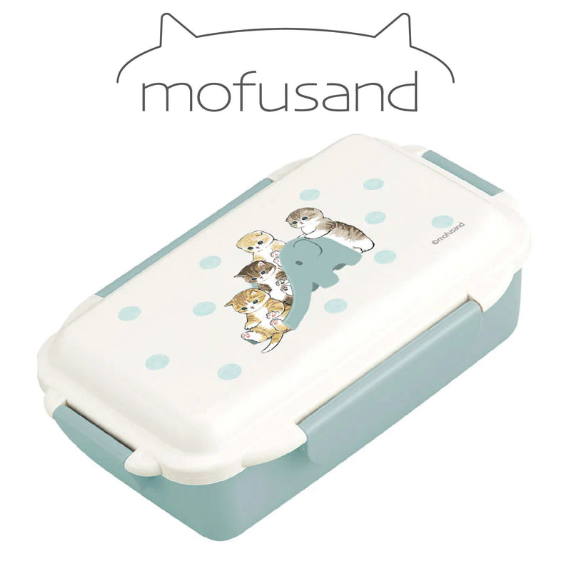 Mofusand 53-3031 Made in Japan Mofusand 500ML GREEN Lunch Box