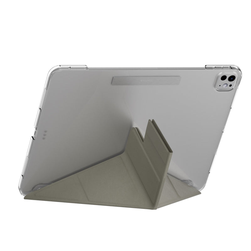 SwitchEasy Origami Nude iPad Pro 13 (2024) 全方位支架透明背蓋保護殼