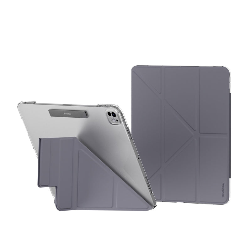 SwitchEasy Origami Nude iPad Pro 13 (2024) 全方位支架透明背蓋保護殼