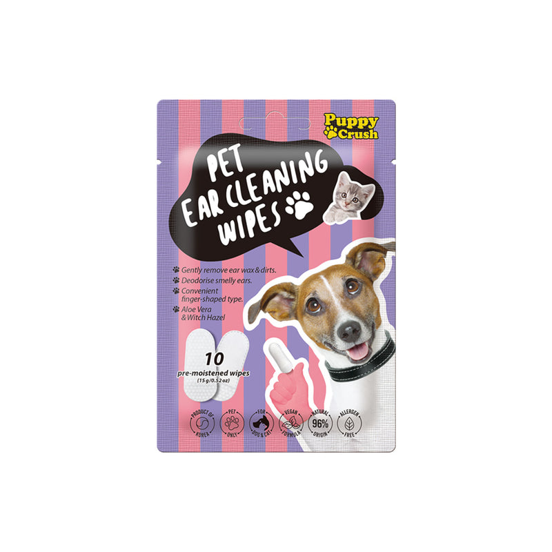 Puppy Crush Pet Ear Cleaning Wipes