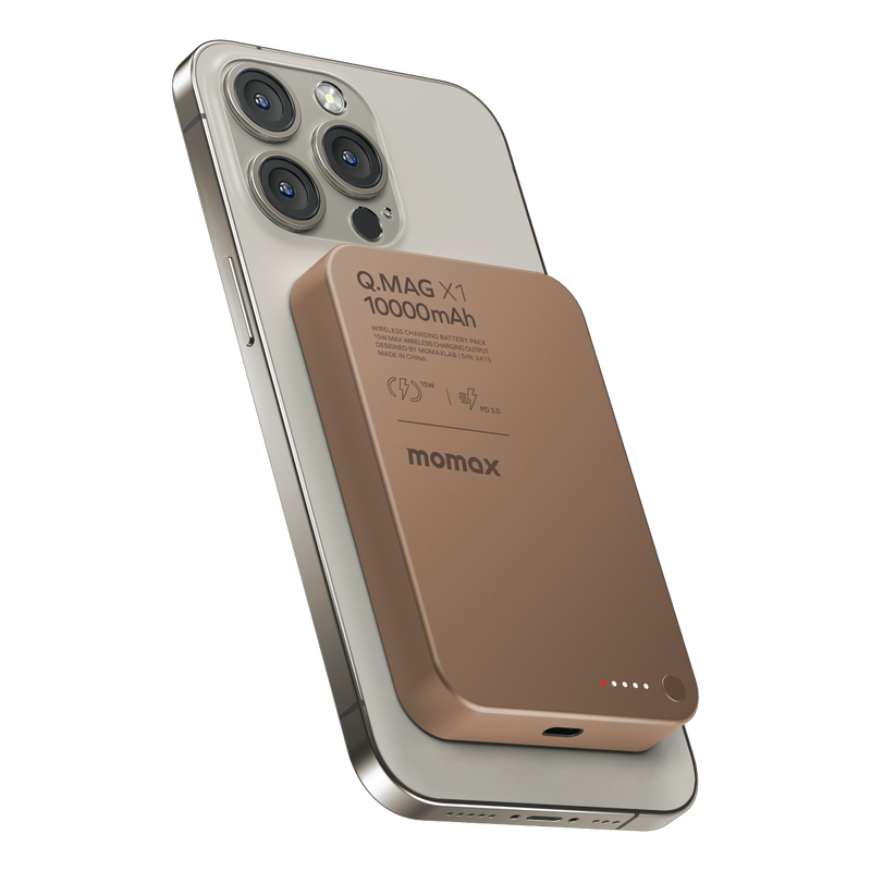Momax Q.Mag X1 10000mAh 超薄磁吸流動電源 (3C CCC認證)