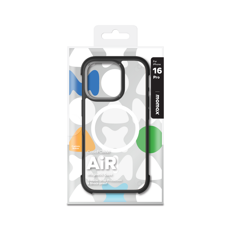 Momax CaseForm Air iphone 16 Pro 磁吸保護殼 (黑)