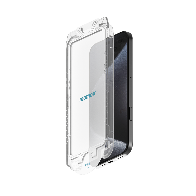 Momax iphone 16 Pro GlassPro+ 全篇幅絲印邊玻璃膜