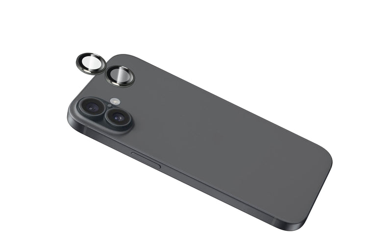 Torrii Anti-bacterial Coating BODYGLASS ALUMINIUM CAMERA RING for iPhone 16 / 16 Plus