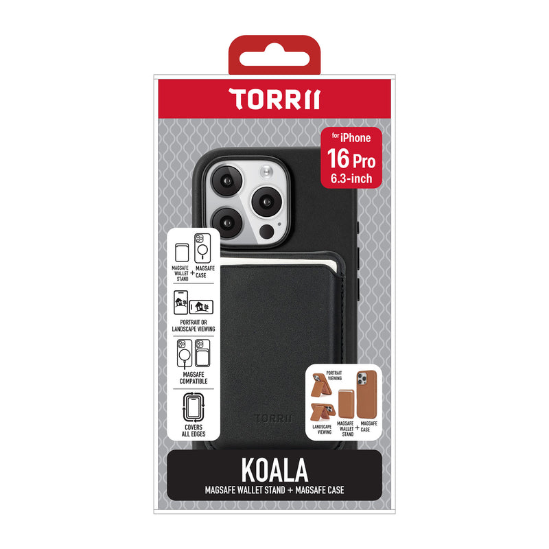Torrii KOALA iPhone 16 Pro 磁吸口袋支架+皮套