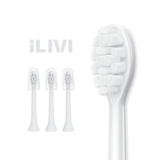 iLivi IV-TH01 革新代掃振4D全模式多頭潔齒護齦電動智慧牙刷 PRO-替換刷頭*3個