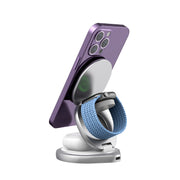 Senki SK-65 Qi2 3合1 360°旋轉折疊式磁吸無線充電器