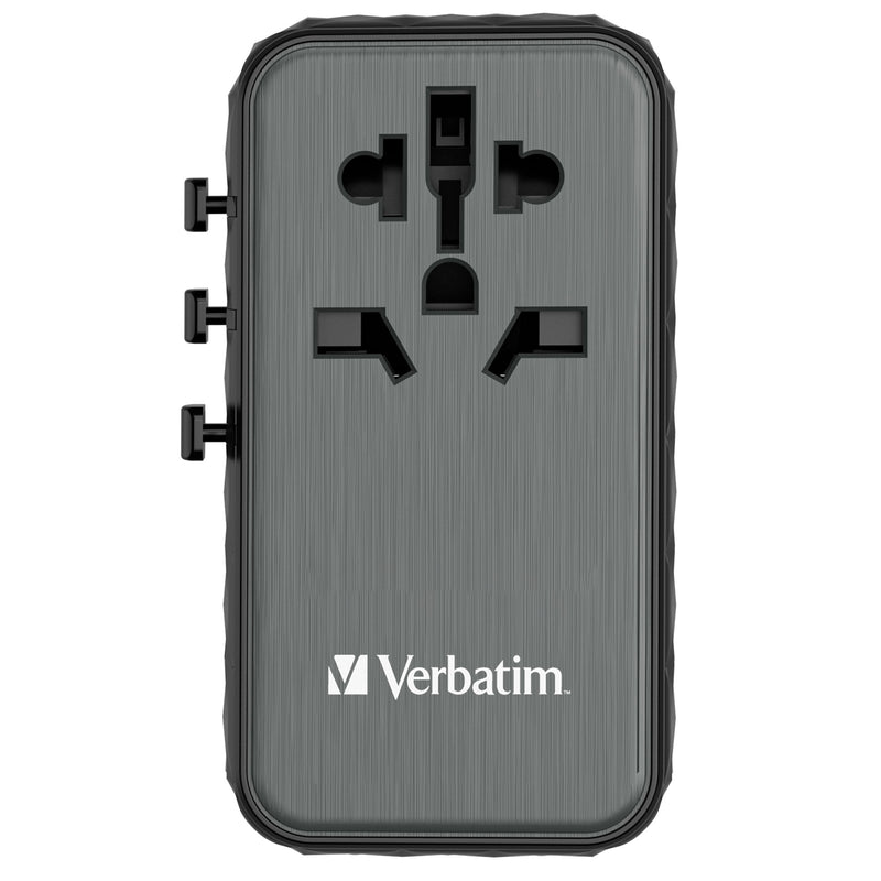 VERBATIM GaN III 100W 通用旅行轉插