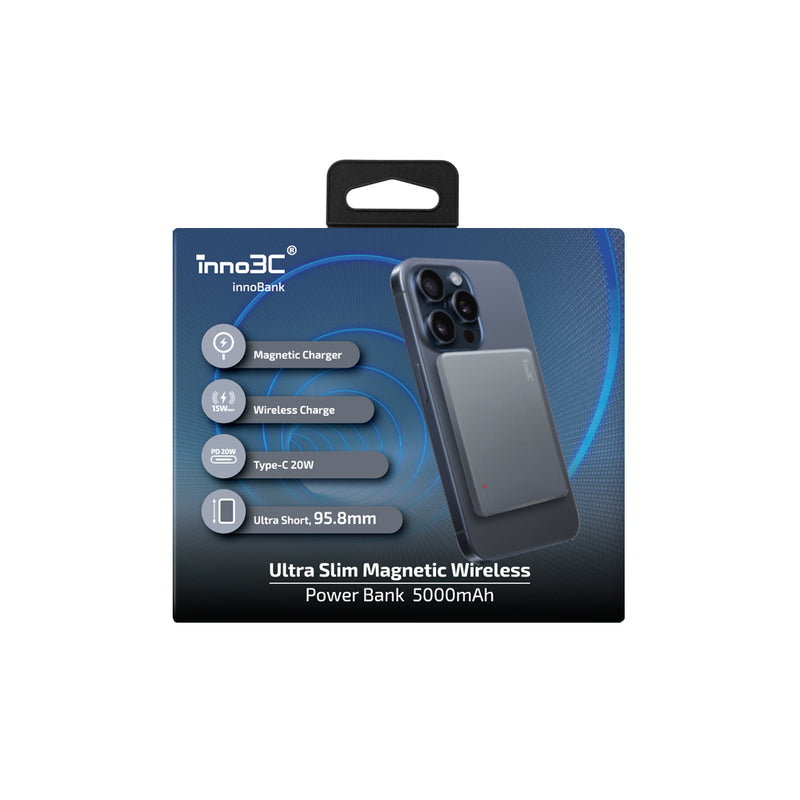 inno3C i-SP5 Ultra Slim Magnetic Wireless Power Bank
