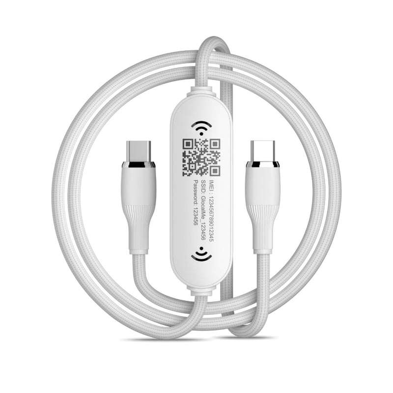 Glocalme Unicord 2-in-1 65W Internet Fast Charging Cable (FREE 5GB Global Data)