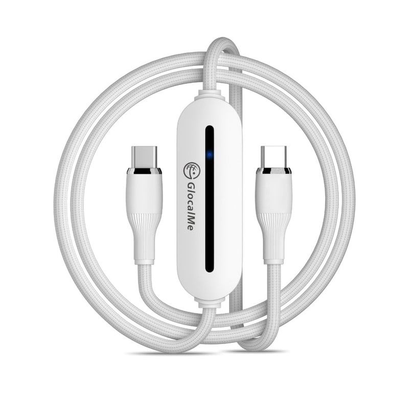 Glocalme Unicord 2-in-1 65W Internet Fast Charging Cable (FREE 5GB Global Data)