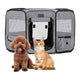 Petsfit 貓狗便攜式圍欄・可摺疊寵物帳篷產房 (灰色) 大碼