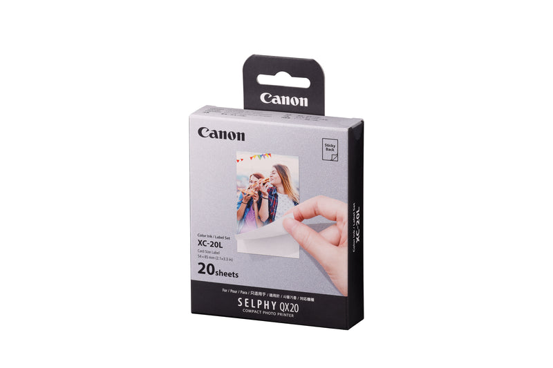 CANON 佳能 SELPHY 彩色墨盒 / 貼紙套裝 XC-20L