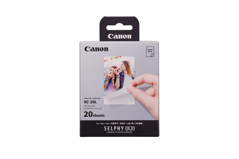 CANON 佳能 SELPHY 彩色墨盒 / 貼紙套裝 XC-20L
