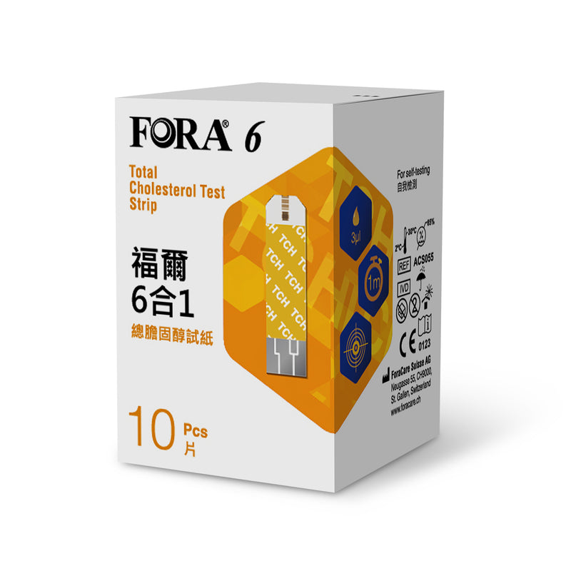 FORA 福爾膽固醇試紙 10張