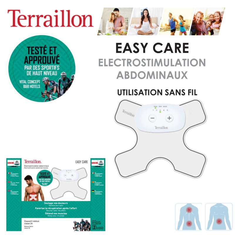 TERRAILLON 得利安 EASY CARE EPAULES 電子脈衝按摩鎮痛器 (腹肌) (TENS / EMS / Massage)