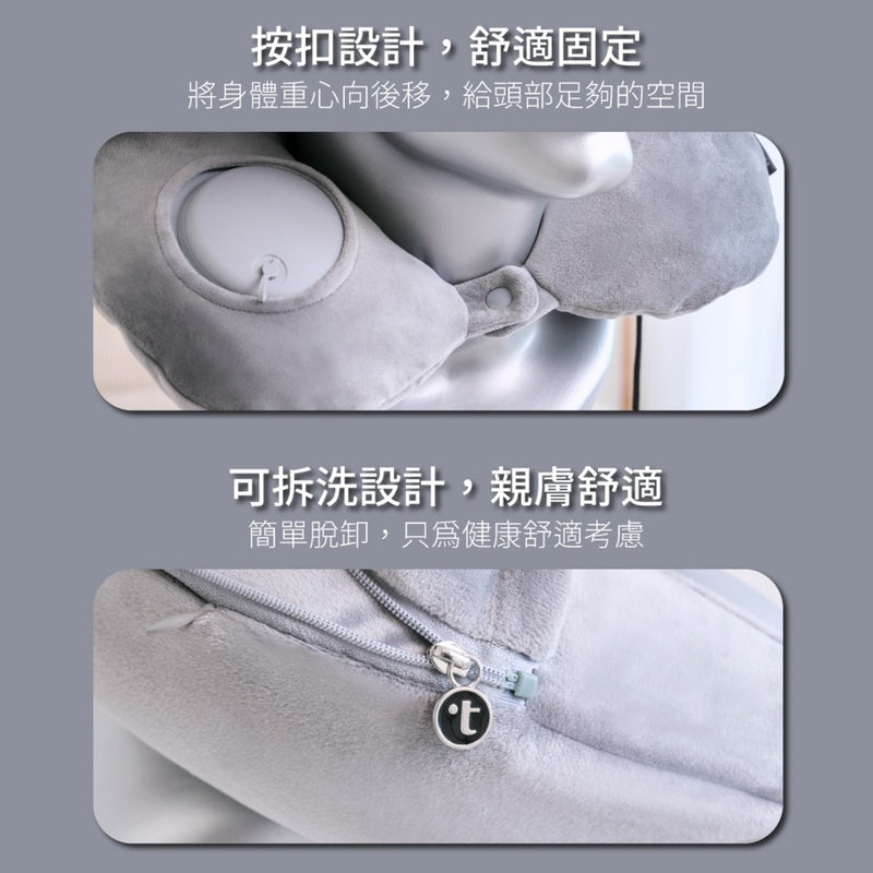 TOKUYO 溫熱充氣連遮光帽頸枕