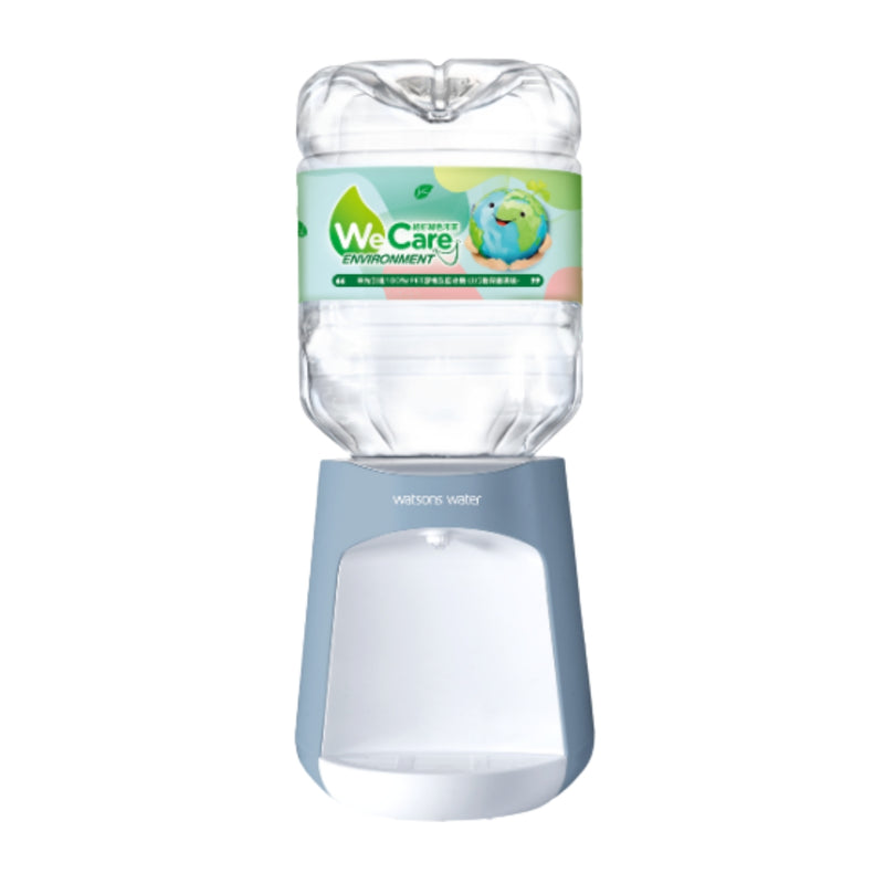 WATSONS WATER 屈臣氏蒸餾水 B-22 坐枱式温熱水機 (藍色) + 16樽8公升樽裝蒸餾水