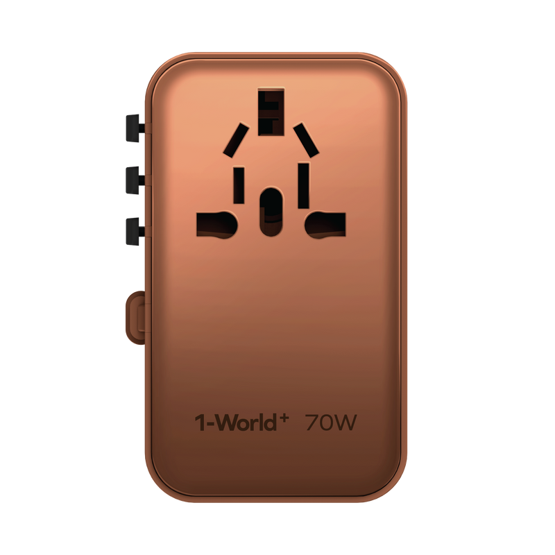 Momax 1-World+ 70W GaN 3-插口 旅行充電插座 充電器