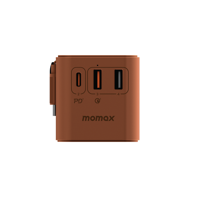 Momax 1-World+ 70W GaN 3-插口 旅行充電插座 充電器