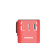 Momax 1-World+ 70W GaN 3-Port w/ Built-in USB-C Cable + AC Travel Adaptor - UA18 Power Charger