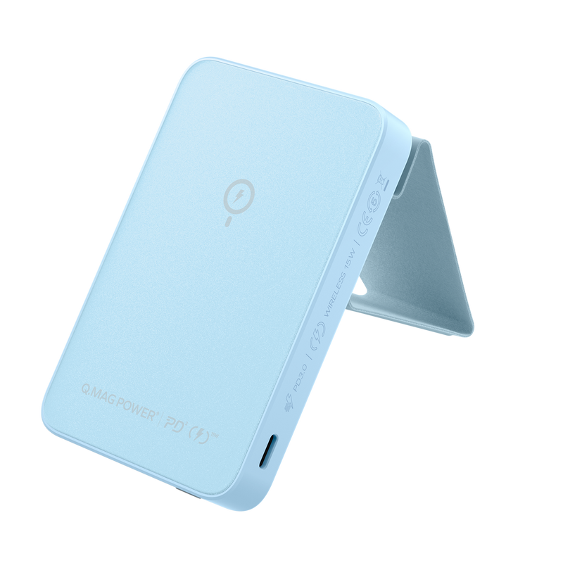 Momax Q.Mag Power 9 磁吸無線充流動電源連支架5000mAh 移動電源