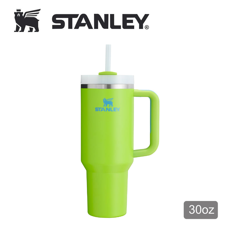 Stanley STANLEY 30oz 冒險系列真空保溫吸管隨手杯 - BRIGHT LIME
