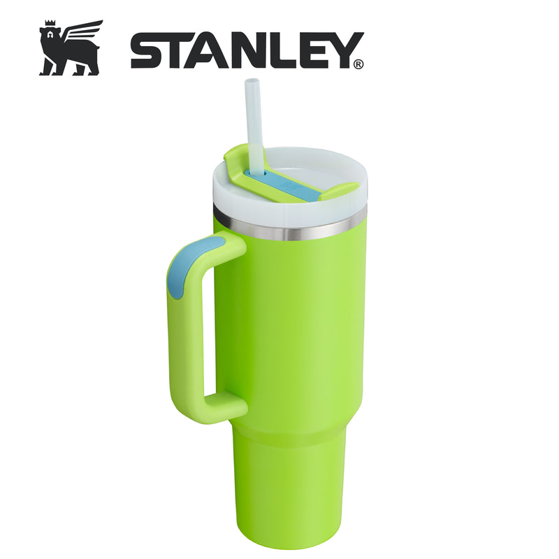 Stanley STANLEY 30oz 冒險系列真空保溫吸管隨手杯 - BRIGHT LIME