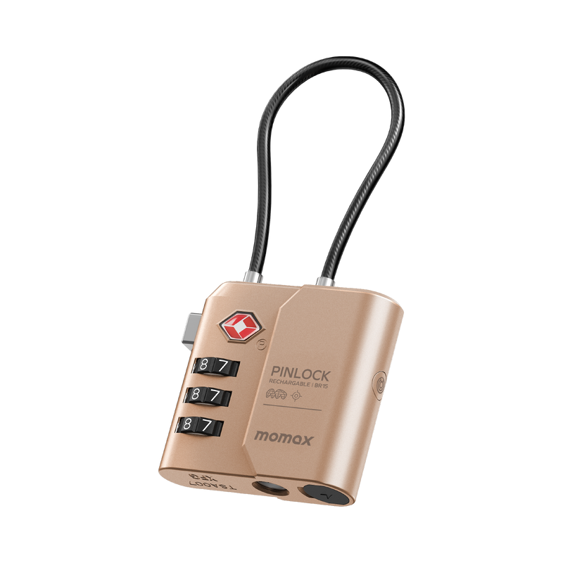 Momax PinLock TSA Padlock Find my locator BR15