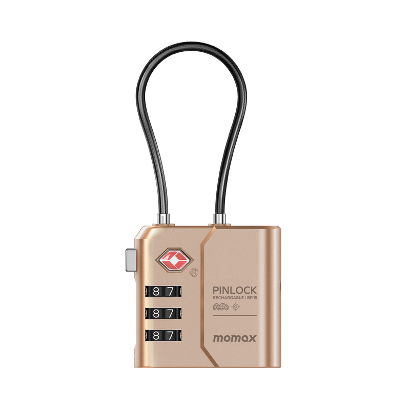 Momax PinLock TSA Padlock Find my locator BR15