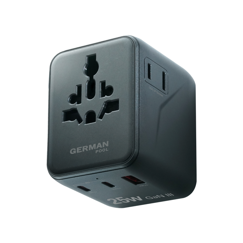 GERMAN POOL 德國寶 25W MINI GaN III旅行充電插座