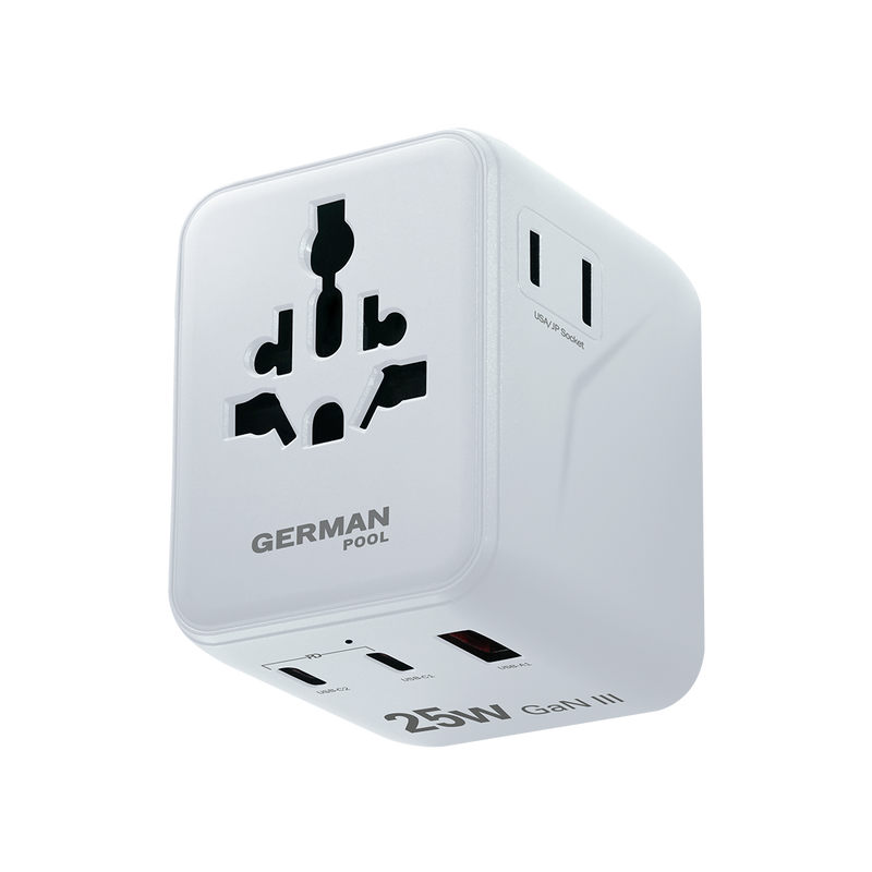 GERMAN POOL 德國寶 25W MINI GaN III旅行充電插座