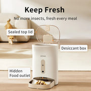 PetWant Smart Pet Automatic Food Dispenser with Wifi and Camera F11-C