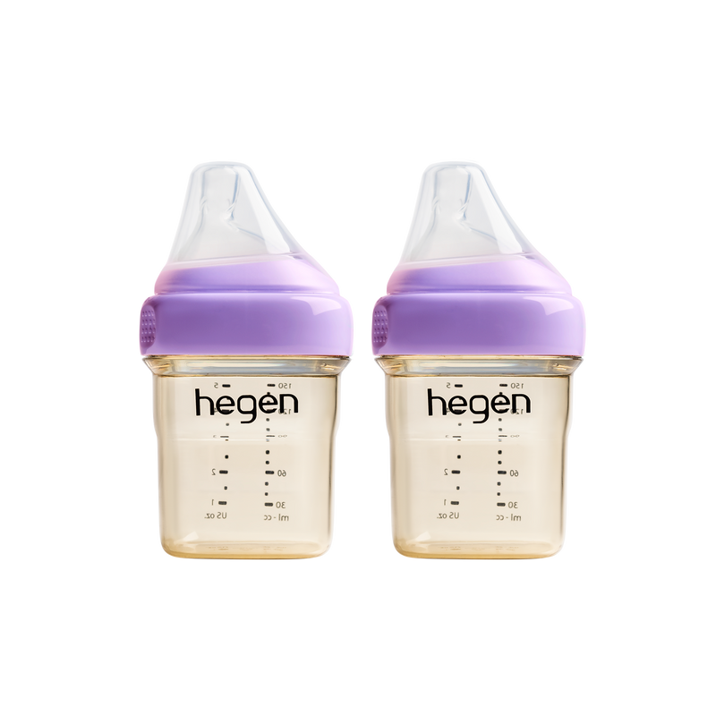 Hegen PCTO™ 150ml/5oz Feeding Bottle PPSU (2-pack) Purple