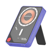 Momax 1-Power X Pro+ Magnetic Wireless Battery Pack (10000mAh) with Stand and Built-in USB-C Cable Power Bank