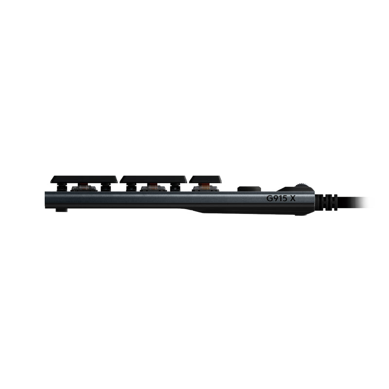 LOGITECH G915 X Low Profile Wired Gaming Keyboard - TACTILE