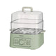 Proluxury PST006090 2-Tier Electric Food Steamer Green